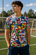 Global Soccer Flag Tee 🌍⚽ | World Cup Shirt