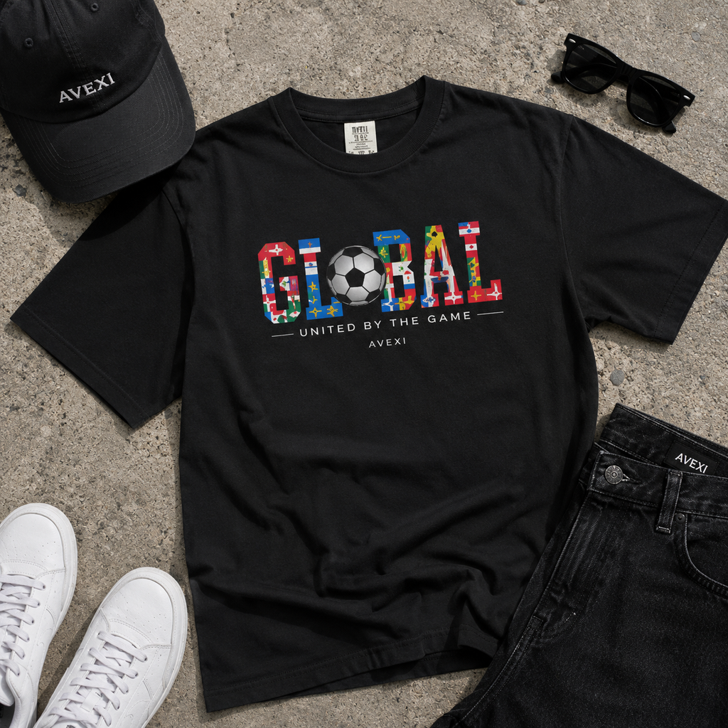 GLOBAL™ United By The Game Soccer Tee 🌍⚽ | International Football Streetwear