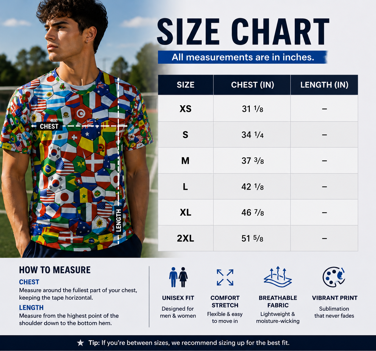 Global Soccer Flag Tee 🌍⚽ | World Cup Shirt